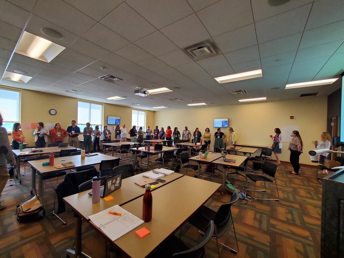 Historiator's tweet photo. Day#2 of #grapplingwithgenocide ⁦@setonhill⁩ . Teachers from across the country work to develop curriculum on genocide and Holocaust issues, thanks to generous support from ⁦@NEHgov⁩ and leadership from ⁦@HumanitiesSHU⁩ ⁦@dafaszer⁩ ⁦@christinelmcp⁩ https://t.co/D0zdBOrmio