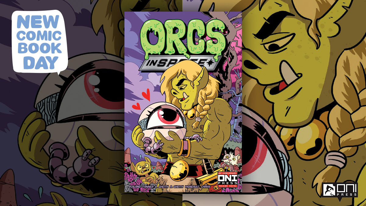 OniPress's tweet image. We have Orcs, fantasy quests, destinies, and Aztec death deities. In other words, just another #NCBD. 

@RoSalarian @GeekInTheCity @Hammer_Moon #JaimeMartinez #RashadGheith @AbedG #FrancoisVigneault @DJColorsComics @WayTooManyDaves

#OniPress #NewRelease #GraphicNovel #Comics