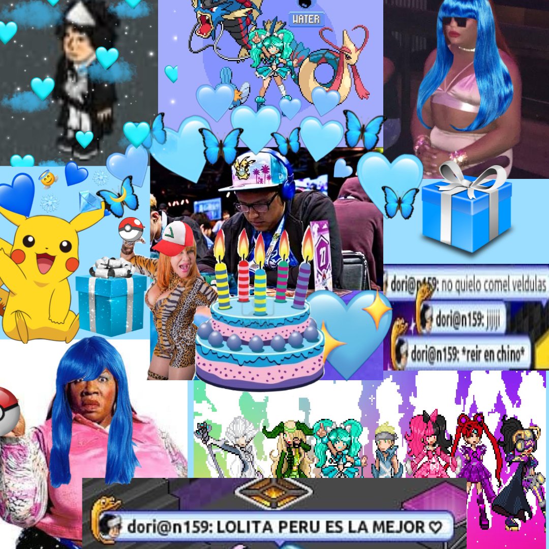 HausOfVelvet's tweet photo. Le queremos desea un feliz cumpleaños a nuestra reina y miembro de la familia @Ppl_Dorian por parte de la Casa Velvet, espero que hallas tenido un maravilloso dia 💙✨ #FelizCumpleFurris #Pokemon #Pelucasdecolor https://t.co/Y8dXCxhi2s
