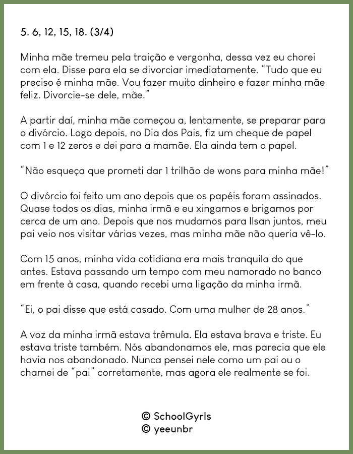 yeeunbr's tweet photo. [#TRAD] 1719: Concealed Thoughts and Emotions | Quinto capítulo! Conteúdo sensível. ⚠️ https://t.co/0jTjnXaChJ