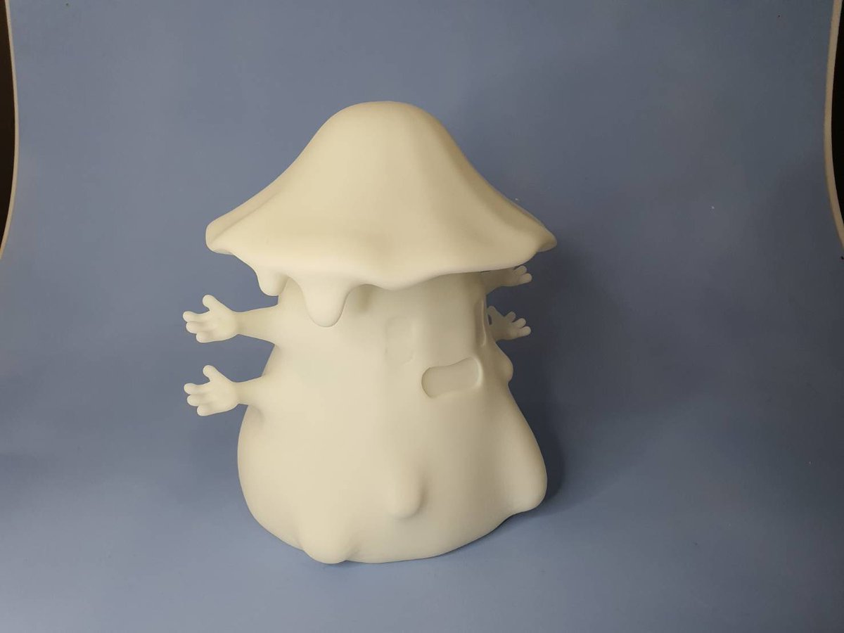 blob_friend's tweet photo. Good morning ☕️ the first prototype of Blob Boy spiritual art toy is almost ready. Stay tuned! 😘 #arttoy #designertoy #artontwitter #3dprint #blobboy #blobboyandfriends https://t.co/cd0rw7Fg0K
