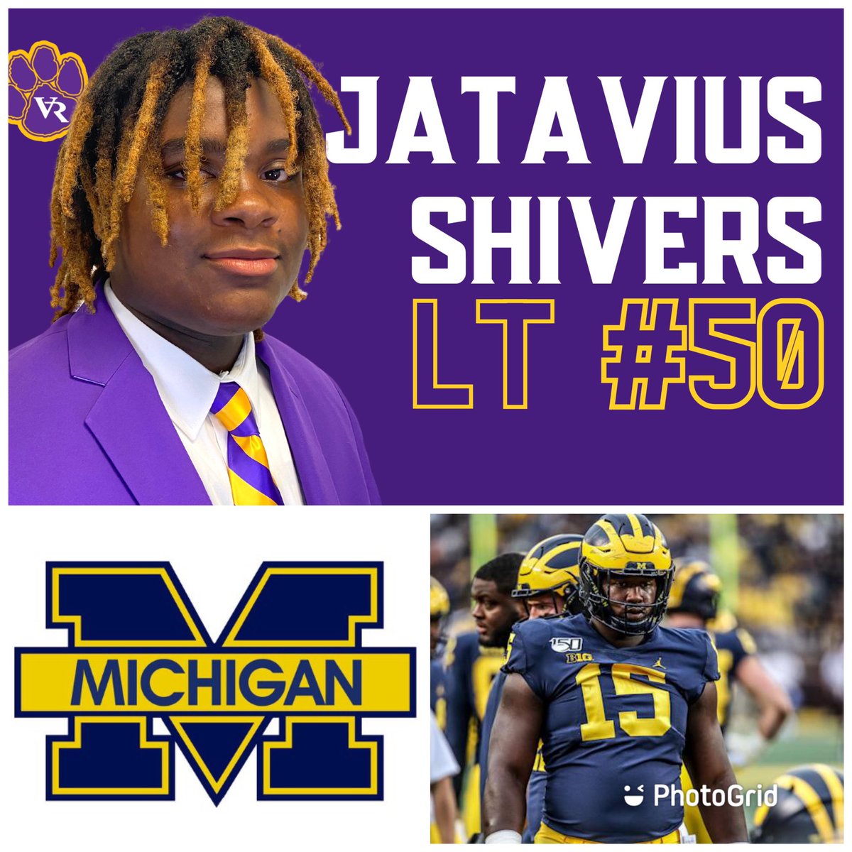 Coach Chuck Sykes (@cesykes) on Twitter photo Congrat Sr OL Jatavius Shivers on his latest ⭕️ffer from <a href="/UMich/">University of Michigan</a> #WeAreVR #GoBigBlue #GoWolverines <a href="/Coach_SMoore/">Sherrone Moore</a> <a href="/UMichFootball/">Michigan Football</a> <a href="/TimBarron9/">Tim Barron</a> <a href="/ChadSimmons_/">ChadSimmons</a> @Mansell247 <a href="/247recruiting/">247Sports Recruiting</a> <a href="/Rivals/">Rivals</a> <a href="/ShiversJatavius/">Jatavius Shivers</a> <a href="/NeishaShivers16/">Neisha Shivers</a> <a href="/OctaviusShivers/">Octavius Shivers</a> <a href="/CoachMarinelli/">Joey Marinelli</a> Congrat Sr OL Jatavius Shivers on his latest ⭕️ffer from <a href="/UMich/">University of Michigan</a> #WeAreVR #GoBigBlue #GoWolverines <a href="/Coach_SMoore/">Sherrone Moore</a> <a href="/UMichFootball/">Michigan Football</a> <a href="/TimBarron9/">Tim Barron</a> <a href="/ChadSimmons_/">ChadSimmons</a> @Mansell247 <a href="/247recruiting/">247Sports Recruiting</a> <a href="/Rivals/">Rivals</a> <a href="/ShiversJatavius/">Jatavius Shivers</a> <a href="/NeishaShivers16/">Neisha Shivers</a> <a href="/OctaviusShivers/">Octavius Shivers</a> <a href="/CoachMarinelli/">Joey Marinelli</a>