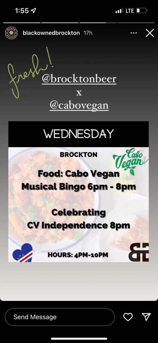 Brockton Beer Company on Cape Verdean Independence Day. The celebration was complete with an excellent menu from Cabo Vegan
