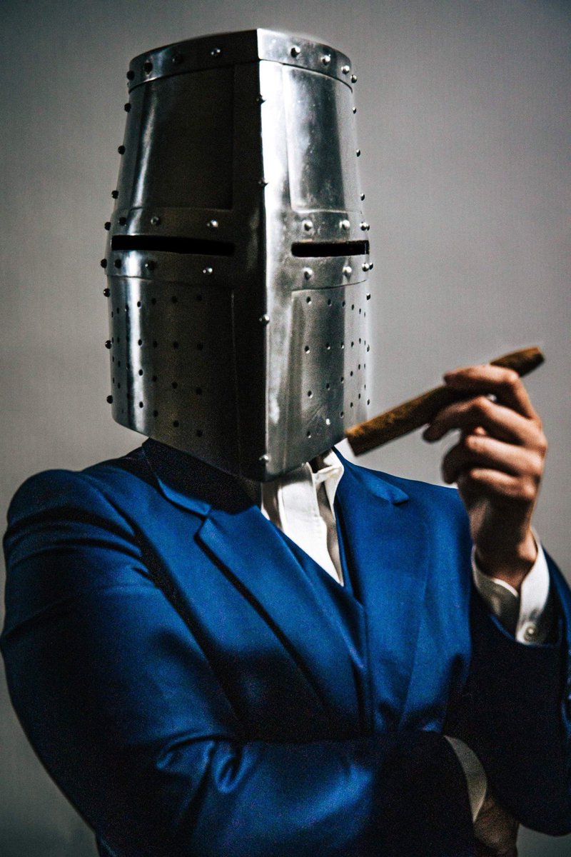 8/18/2022 the helmet comes off and we smoke some stogies to get to know each other. What do you say? <a href="/forgottenrunes/">Forgotten Runes Wizard's Cult</a> <a href="/FRWCCouncil/">ForgottenCouncil</a> #NFTCommunity #NFTs #Wizards #warrior