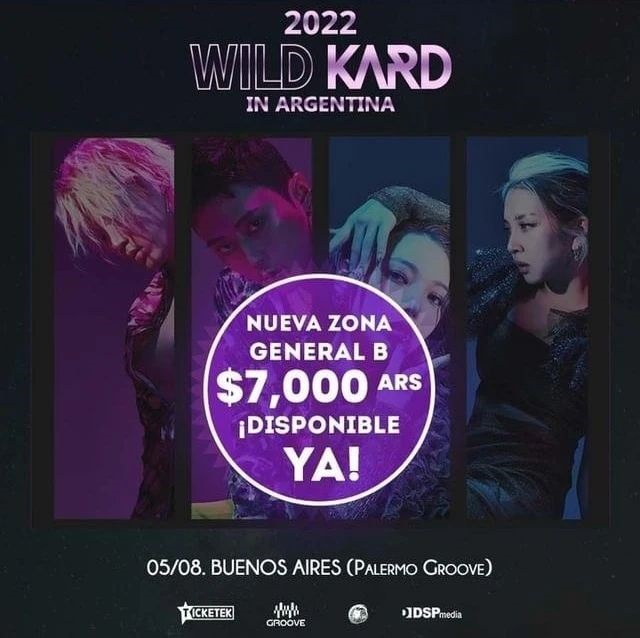 kairomouse's tweet photo. Concierto de KARD en Argentina 🤩

5 de agosto - 19:30 hrs
En Palermo Groove
Av. Santa Fe 4389, CABA
Buenos Aires, Argentina

🎫 Entradas a la venta en Ticketet
Desde $7.000 📣 https://t.co/gTY15U7TVr

Estaré sorteando una entrada muy pronto, así que atentos. 🔥 https://t.co/NVKnqbQnpa