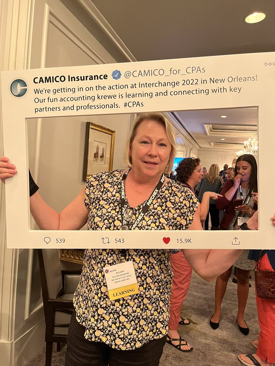 EllenSulli67's tweet photo. @CAMICO_for_CPAs #CAMICO https://t.co/89YnNYGh2r