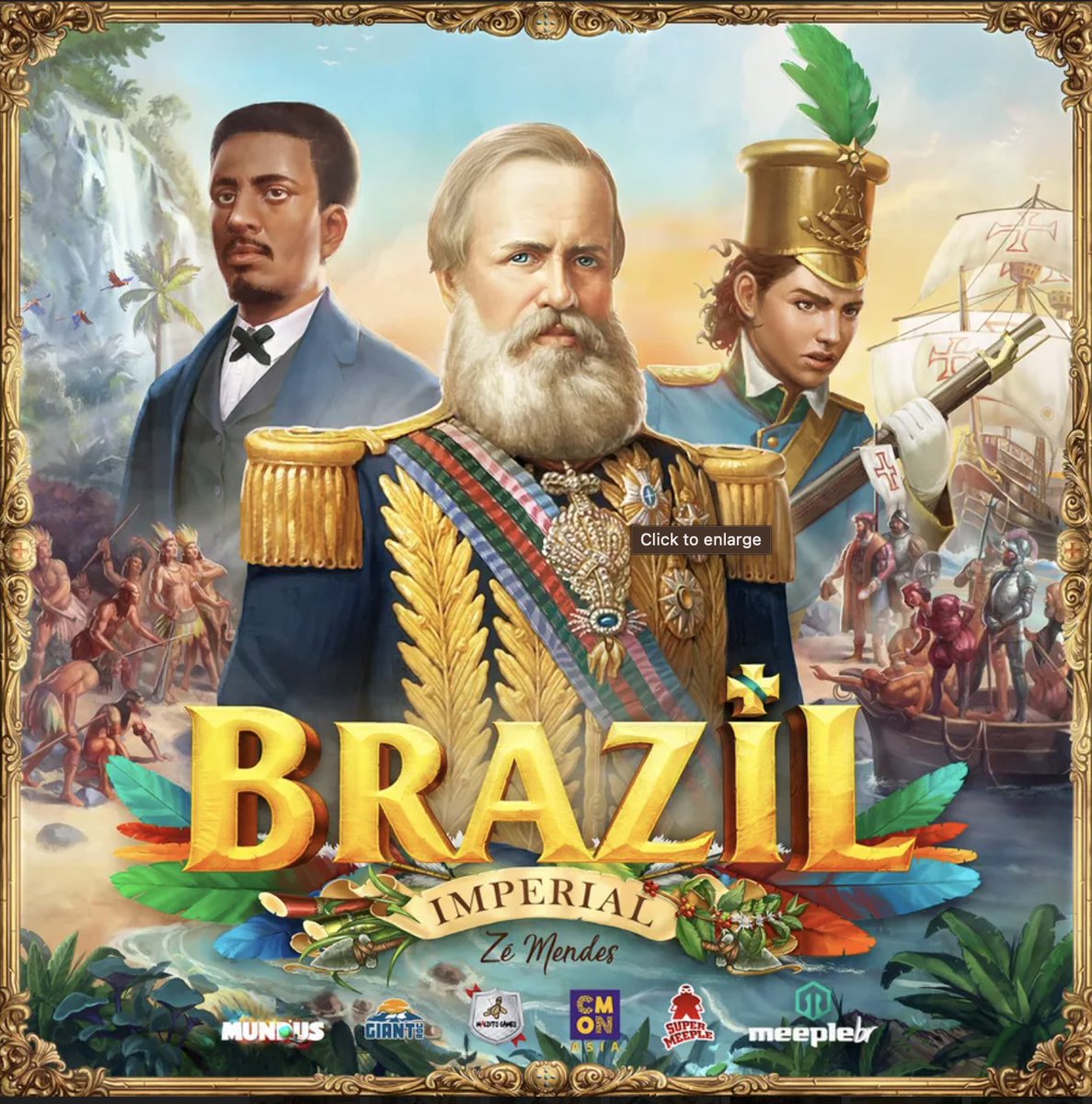 IPlayRedGaming's tweet photo. 19 days until @Gen_Con. Make sure to check out Brazil: Imperial from @trzewik (stand 937) designed by Ze Mendes.

A 4X Euro from a new Brazilian designer. Had my eye on this for a while now. My pre-order will be in on pay day.

https://t.co/GVsXGpnVBf

#CountdownToGenCon #GenCon https://t.co/jNC5tsQhwu