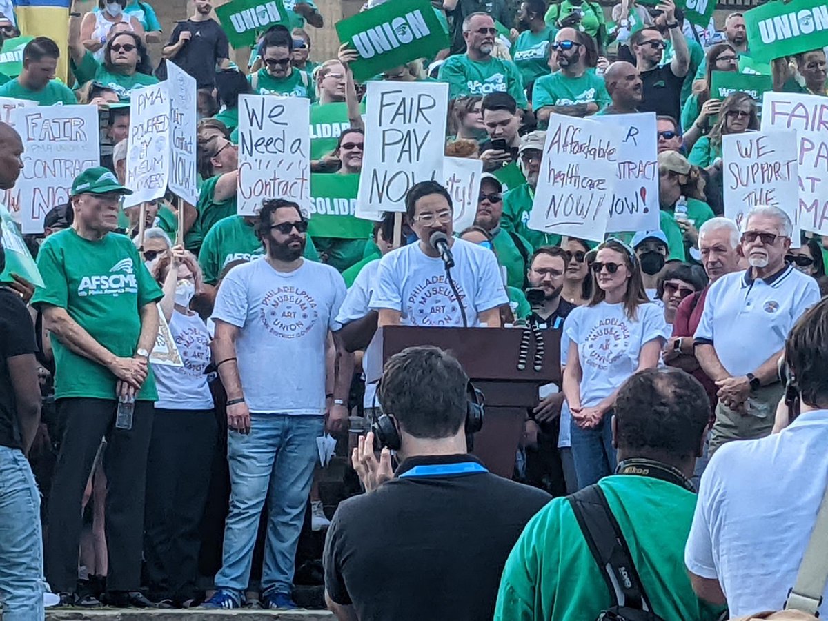 We stand with <a href="/PMA_Union/">PMA_Union</a> workers fighting for a fair contract NOW! <a href="/afscmeDC47/">District Council 47</a> <a href="/AFSCME/">AFSCME</a>