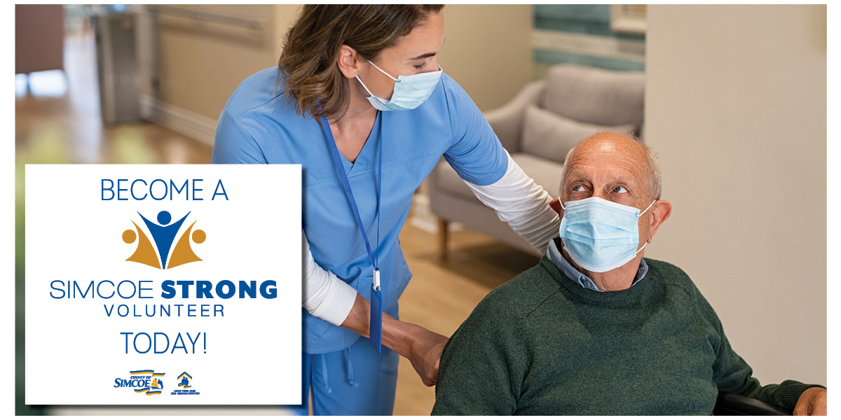 simcoecounty's tweet photo. The #countyofsimcoe is welcoming individuals to enhance & enrich the lives of #residents in our #longtermcare homes & Senior Services. Our #SimcoeStrong #Volunteers are essential & make a difference in the lives of others. Become a Volunteer! Visit https://t.co/jlrsLBDozX https://t.co/Q0ojVYocDB
