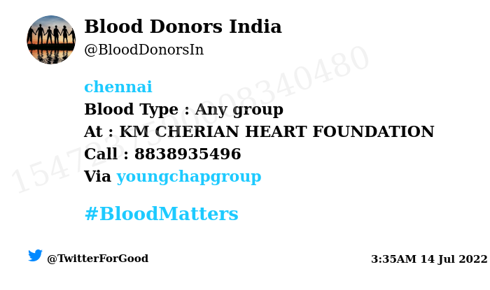 Blood Donors India tweet media