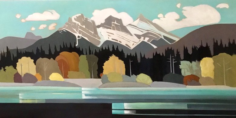 WomensArtForAll's tweet photo. Lorna #Dockstader #WomensArt #ArtByWomen •Canmore's Three Sisters• https://t.co/6wJCCIOKGf