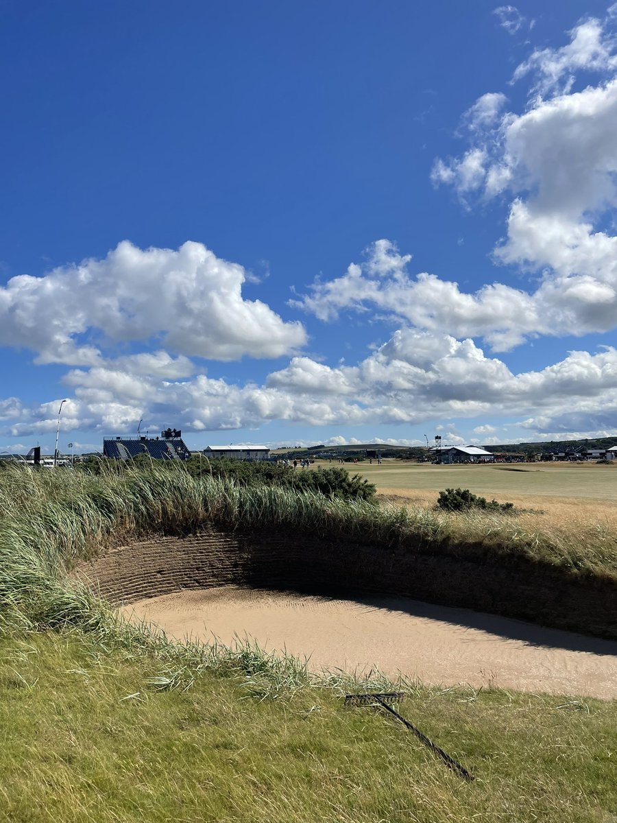 Day 1 at The Open today, tomorrow it’s Rory and Tiger groups LETS GO !! #TheOpen