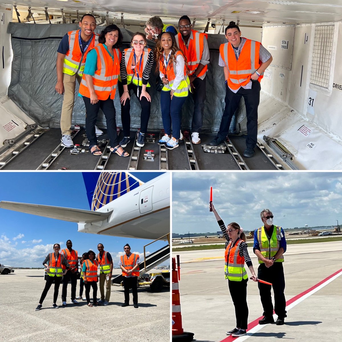 Beautiful day at ORD to give our new recruiting representatives a tour of the ramp! ⁦@Toddhavel11⁩ ⁦@OmarIdris707⁩ ⁦@HermesPinedaUA⁩ ⁦@JulieAs76920130⁩ ⁦@mtmorais28⁩