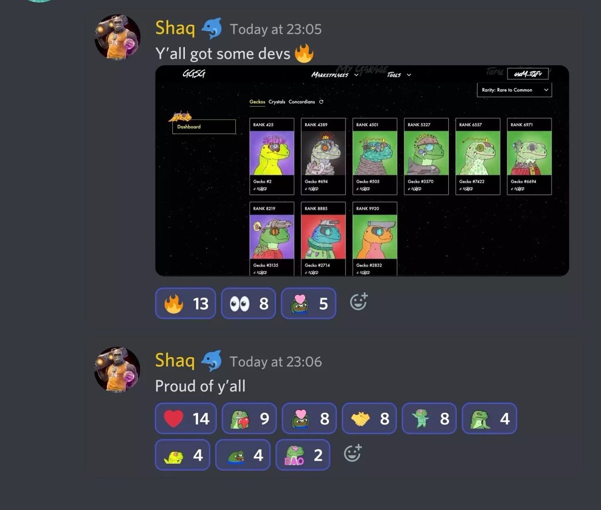 🟩 Genuine Articles // GG 🦎 tweet media