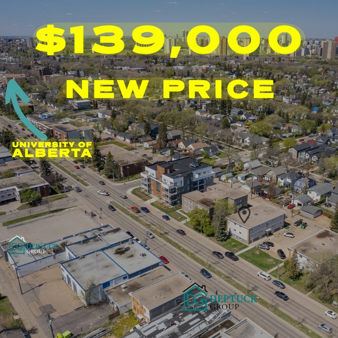 yegforme's tweet photo. NEW PRICE 
📍#1 9640 82 Ave Edmonton AB
$139,000
🛌1 Bed
🛀1 Bath
🚗1 Assigned stall
Stainless steel appliances and granite countertops 
MLS: E4296103

Brent Deptuck \\ Γea⅃ Broker \\ 
The Deptuck Group, Edmonton, AB
brent.deptuck@gmail.com \\ 780.965.3338 https://t.co/imSRpXawXV