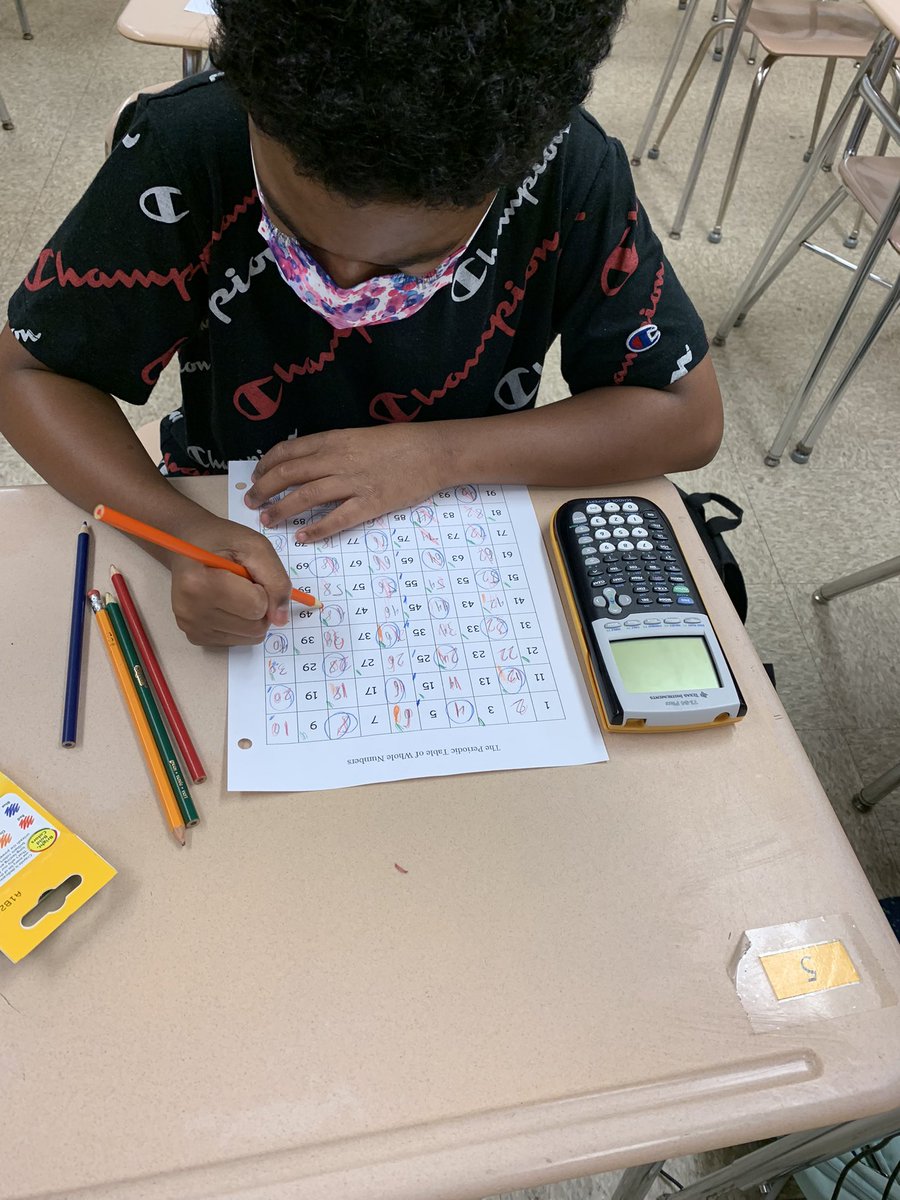 j_eisenberg87's tweet image. #megamath students @CatonsvilleMS create periodic tables of numbers to build number sense and identify GCFs and LCMs @BCPSMATH #achievecreatetransform