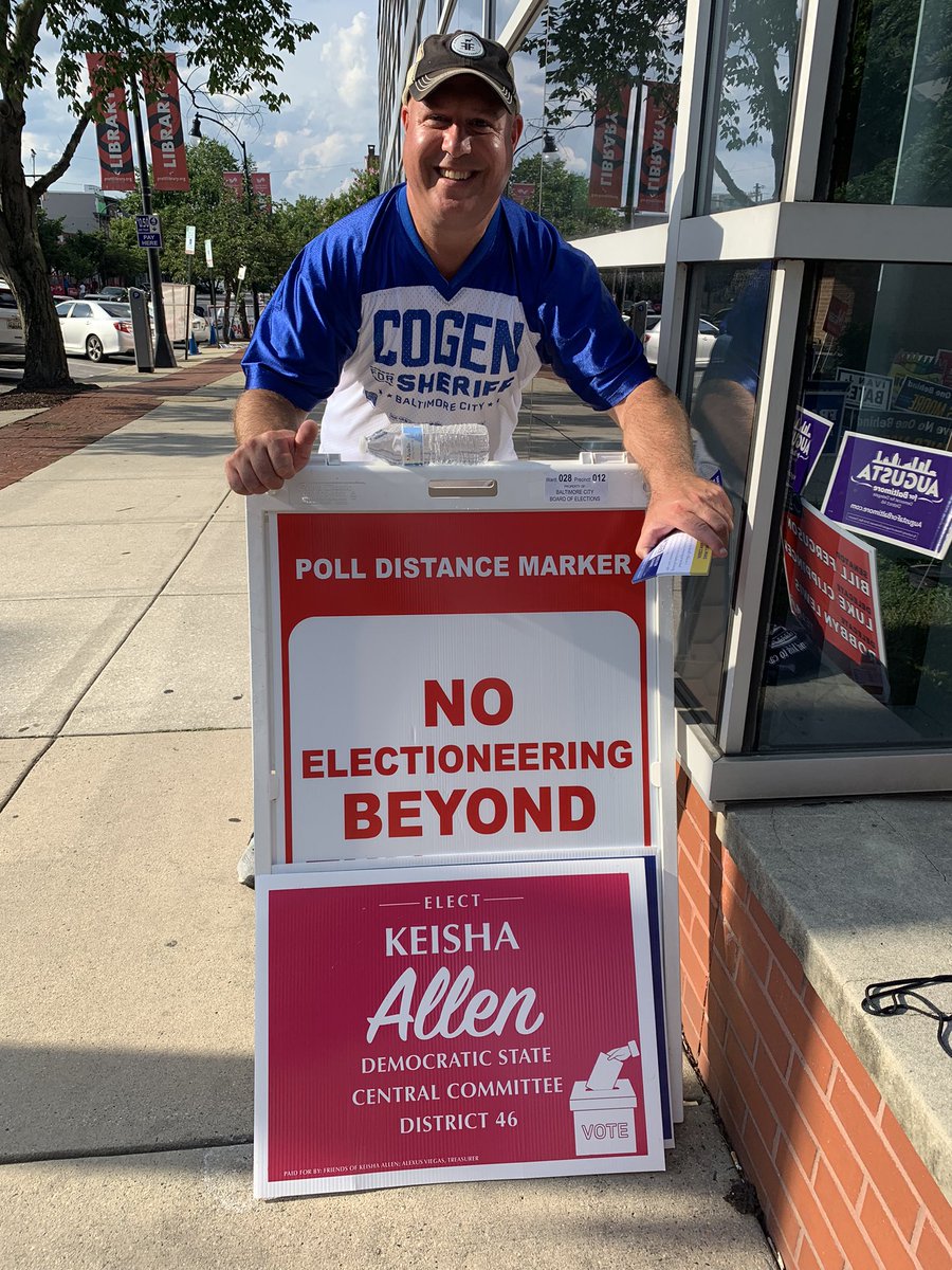 No electioneering beyond <a href="/keisha4bmore/">Keisha Allen</a> !