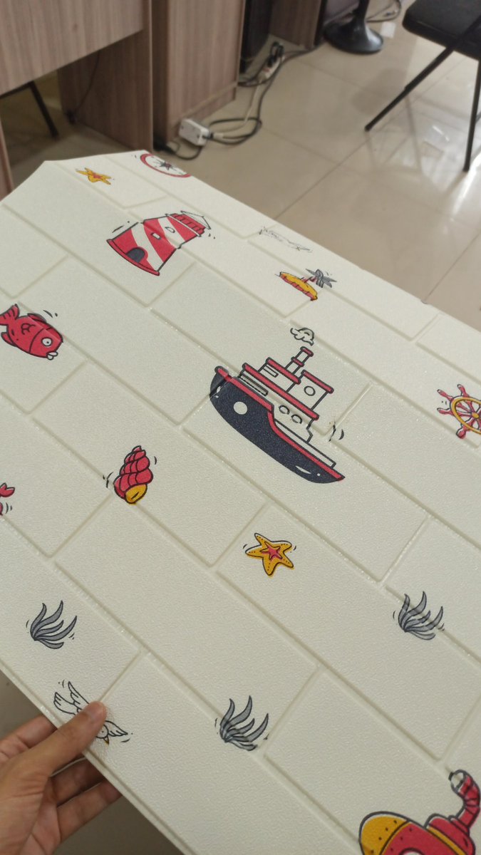 tralumglass's tweet photo. Os gustaria que decoraramos un cuarto de bebe con esta pared espumosa, resistente a la humedad y muy pero MUY fácil de instalar? #bebe #cuartos #niño #barquitos #decoracion #Barranquilla https://t.co/97QPL8Muk0