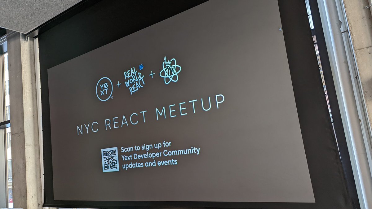 Starting any minute!
#useReactNYC