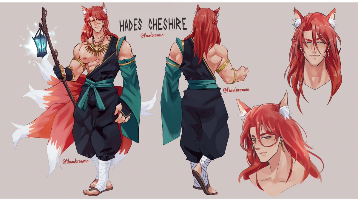 HADESCheshireVT's tweet photo. We Present To You: His Majesty &amp; Lord of the Underworld 

           🔥HADES Cheshire🔥 

“It’s a pleasure to finally meet you my outlandish patrons, Come let us celebrate in my Moonlight Lounge” 

🎨 : @thombrownie 

#HausBrownie #ENVtuber #Predebut #MoonlightLounge #ModelReveal https://t.co/j5OEPFK2im