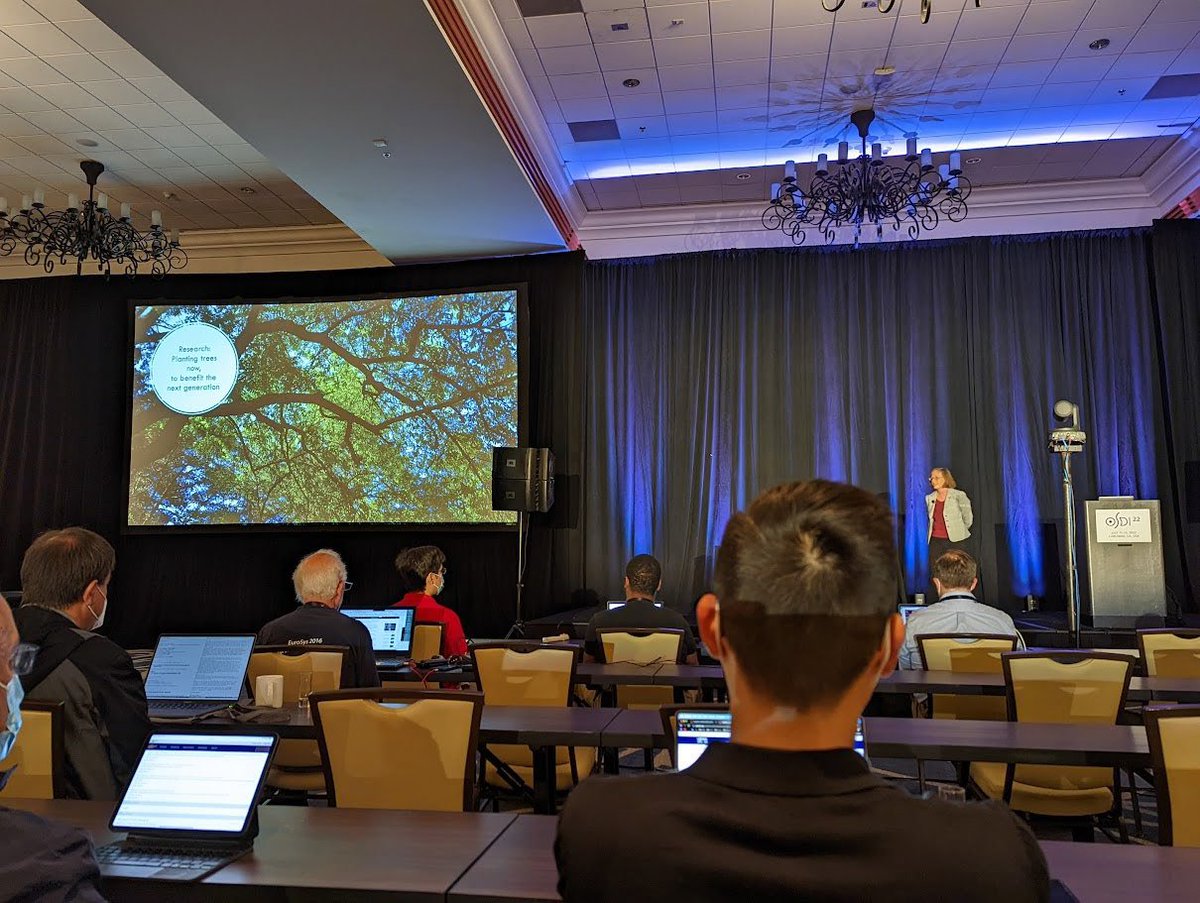 bagchi_saurabh's tweet photo. #OSDI22 #atc22 @usenix keynote by NSF CISE head, Margaret Martonosi. "Research: planting trees now to benefit the next generation" My snapshots of the most important slides from the talk. Of interest to US academics and perhaps beyond.
https://t.co/a6eeCr3KbM https://t.co/J8GcgI5S7J