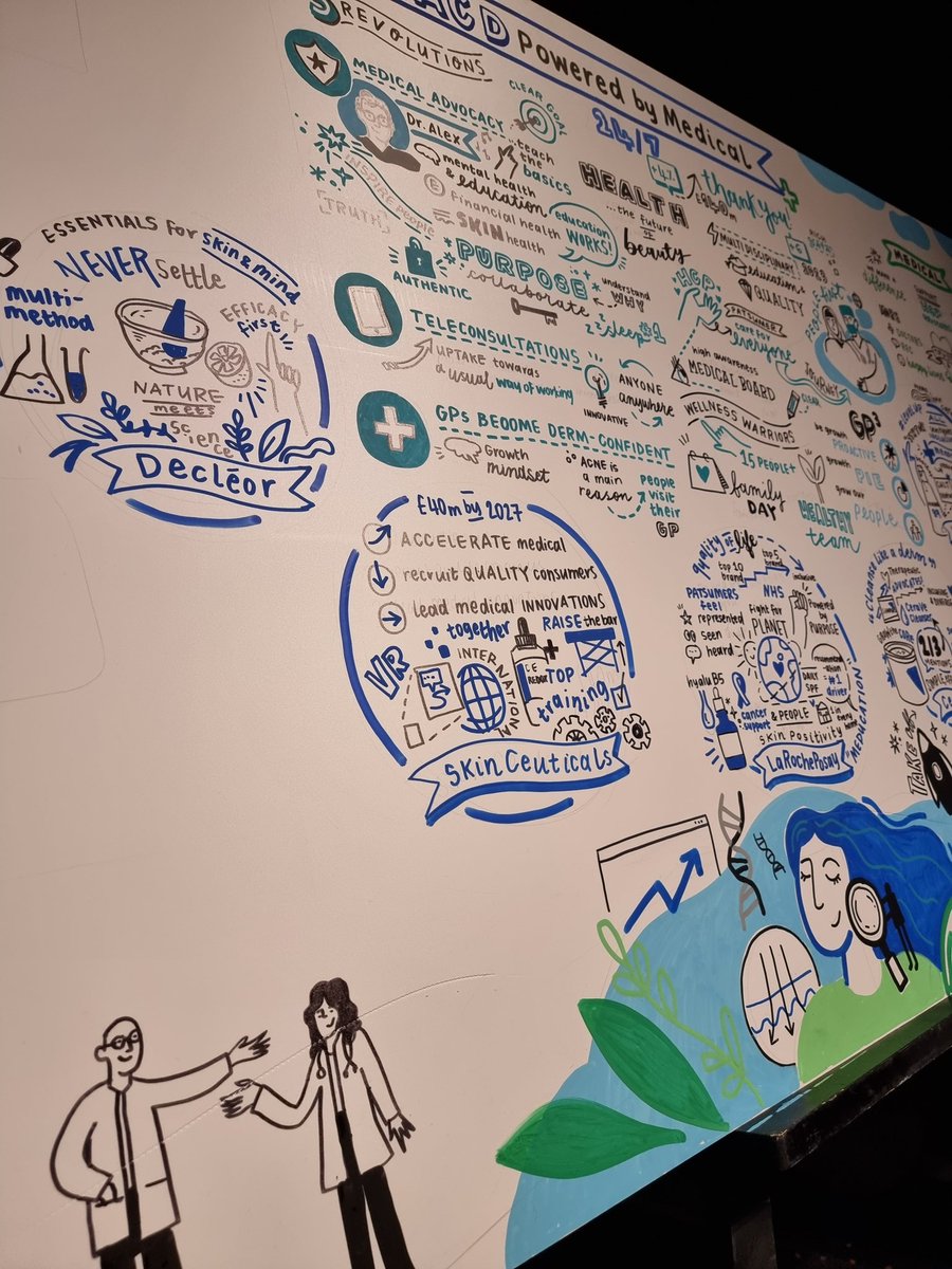 Here with the ACD team at <a href="/LOrealGroupe/">L'Oréal Groupe</a> celebrating medical first skin health ✨️✏️ #london #event #livescribe