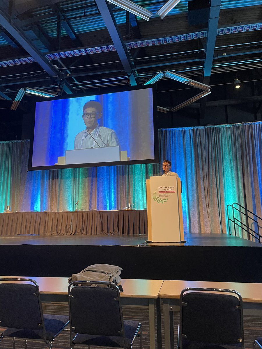 Xiaoqi (Kevin) Sun is the winner of the <a href="/CRSScience/">Controlled Release Society</a> 2022 PhD thesis award 🥇. Colleague Xingwu Zhou <a href="/xingwu_zhou/">Xingwu Zhou</a> giving a great talk on behalf of Xiaoqi on work performed in the lab of James Moon at <a href="/UMichPharmacy/">U-M College of Pharmacy</a> <a href="/CRS_FG_Immuno/">CRS Immuno Delivery</a>