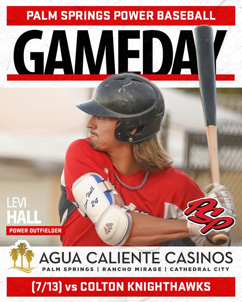 PSPowerBaseball's tweet photo. POWER GAMEDAY ‼️ The Power take on the Colton Knighthawks tonight. Gates open at 6:00 pm and First Pitch is at 7:00 pm, Can’t wait to see you there! #PSP2022 #DesertsHometownTeam https://t.co/F68iUxEyQT