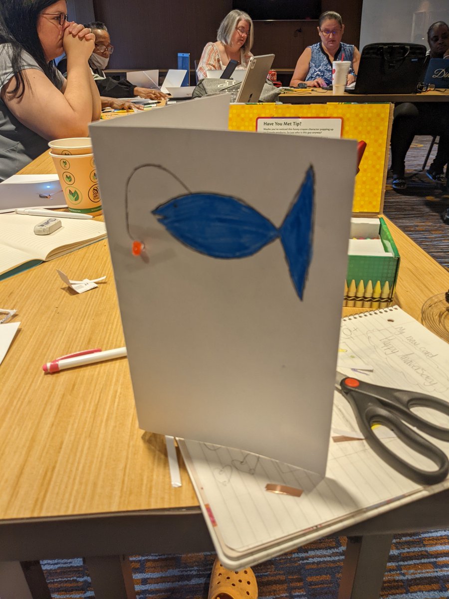 SayantaniDutta9's tweet image. Here are more pics from the ECS e-textiles training #csliteracy #cseducation #cs4ms #csforall #cyberliteracy