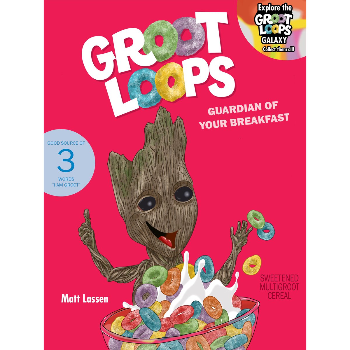 Matt_Lassen's tweet photo. Groot Loops - Number 2 in my Super Cereals Series 🥣 @frootloops https://t.co/byKpKtCoi7