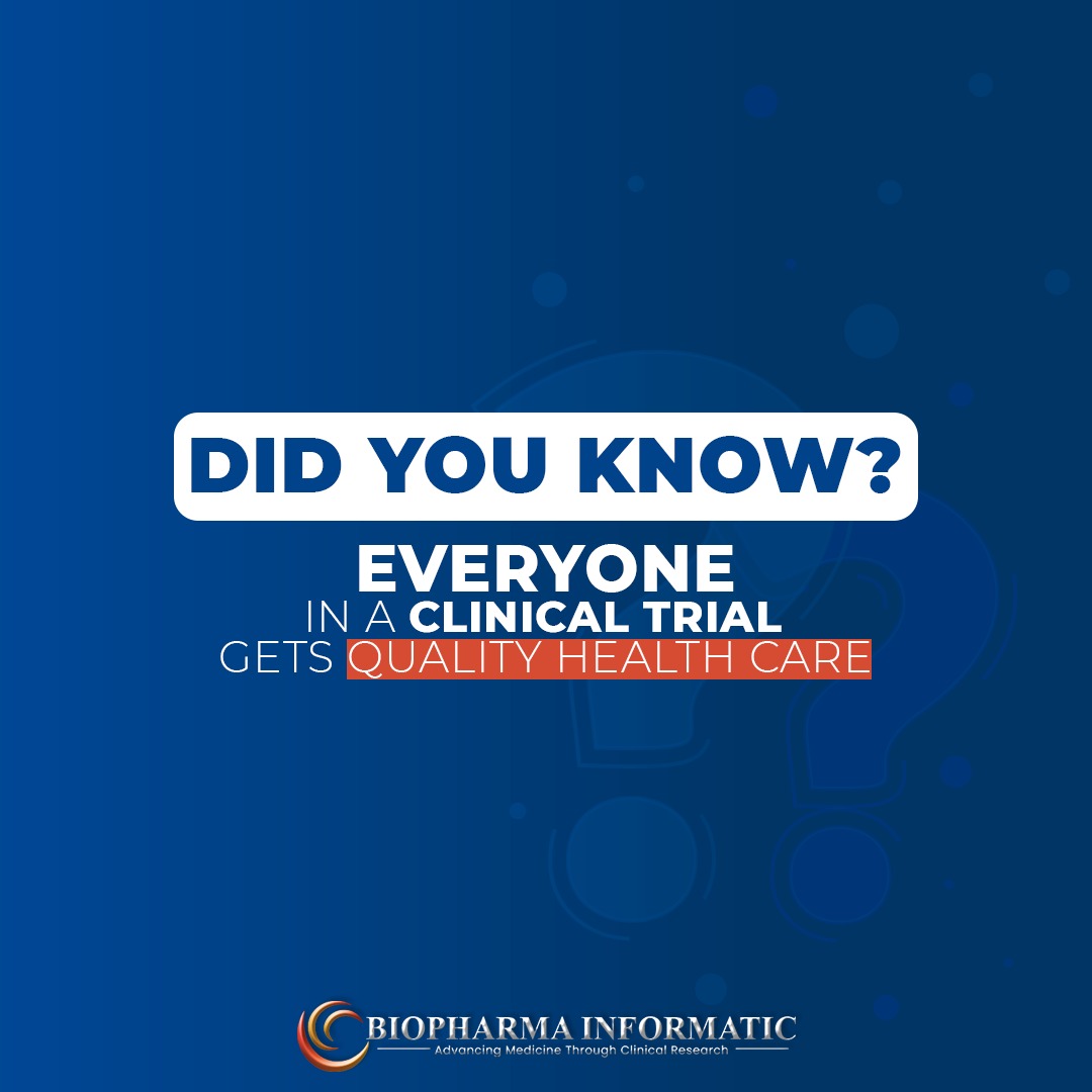 Your stats are monitored by our experts for whom you are the top priority!

#funfact #clinicaltrial #bettercare #goodcare #personalcare #ourexperts #clients #happyclients #process #satisfied #bestinterest #research #clinicalresearch #safehands #ourpriority #team #bioinformatic
