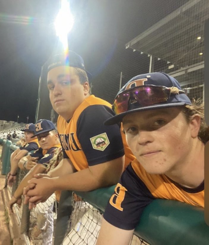 DiMaggio Bombers 2022 All Stars getting done in the Metropolitan Collegiate Baseball League yesterday at Clover Stadium in Rockland NY.  Big Sexy and the crew! Love those guys !