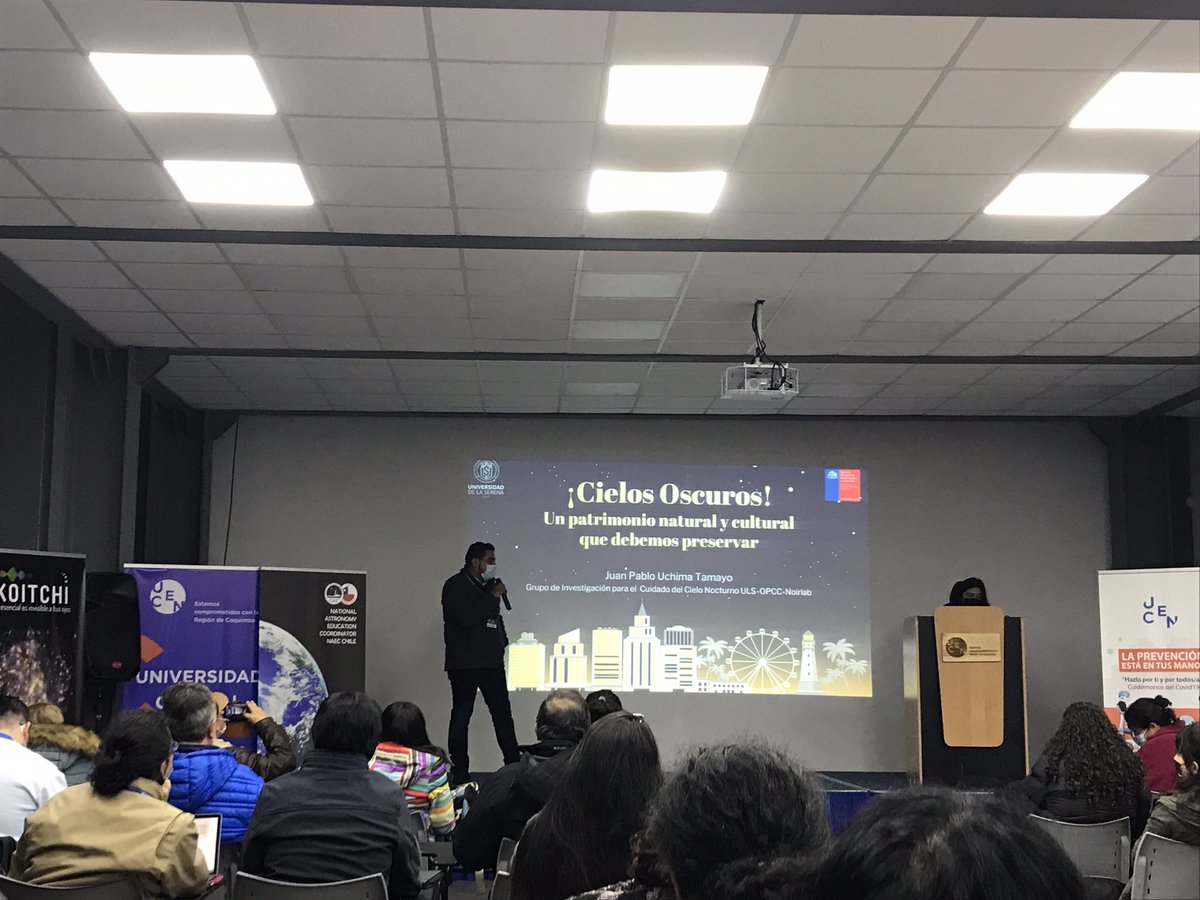 NAEC_Chile's tweet photo. Estamos terminando el primer día de congreso con un bloque de ponencias donde se presentaron propuestas de educación intercultural, contaminación lumínica y otros importantes temas 👏👏👏
Les esperamos mañana jueves desde las 09.30 am para continuar con más actividades ✨ https://t.co/JPZTs6KE8T