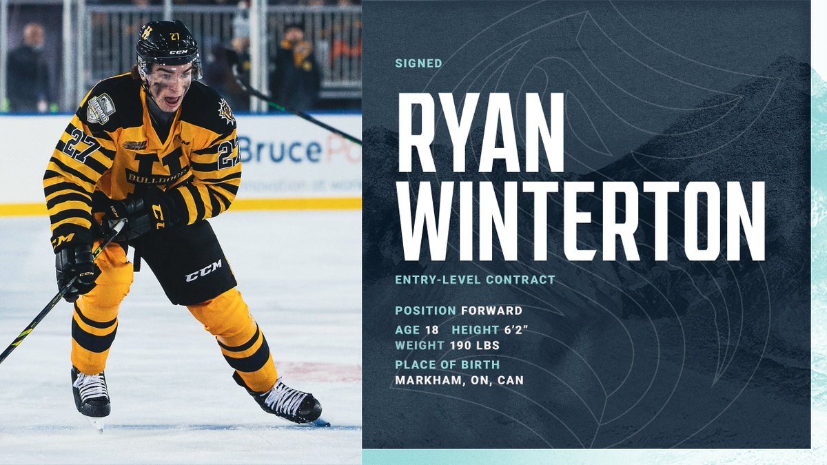 Winter-ton is coming ❄️

<a href="/ryanwinterton22/">Ryan Winterton</a>, our third round draft pick in the 2021 #NHLDraft, puts the pen to paper on an entry-level deal! Congrats, Ryan!