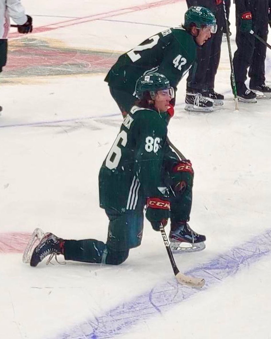 ChippewaSteel's tweet photo. Chippewa Steel forward Ryan Remick looking fresh in some Minnesota Wild threads! 🔥 https://t.co/YirSfsQA7C
