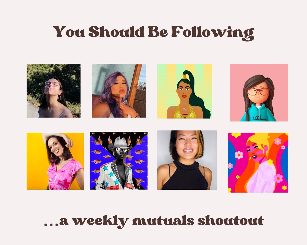 afrochicksnft's tweet photo. let's be intentional about building friendships and elevating each other
following and engaging with new faces is a great way to build community and find who you align with💜
reintroducing #YSBF, highlighting some new faces which I discovered yesterday!
https://t.co/JEYMfvOauI https://t.co/JJN0fnTbEr