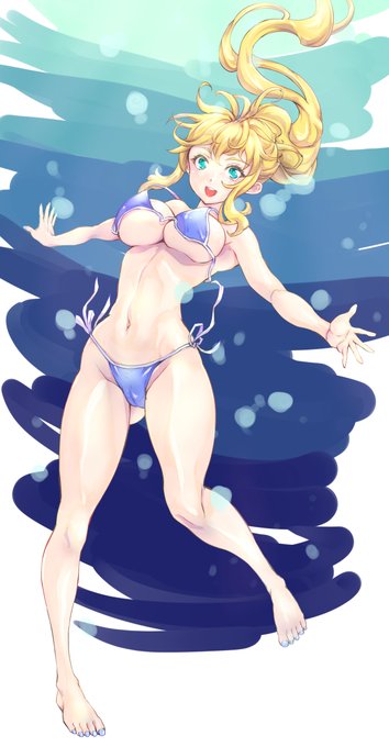 暑中ナギちゃん
テーマは浮力です。 