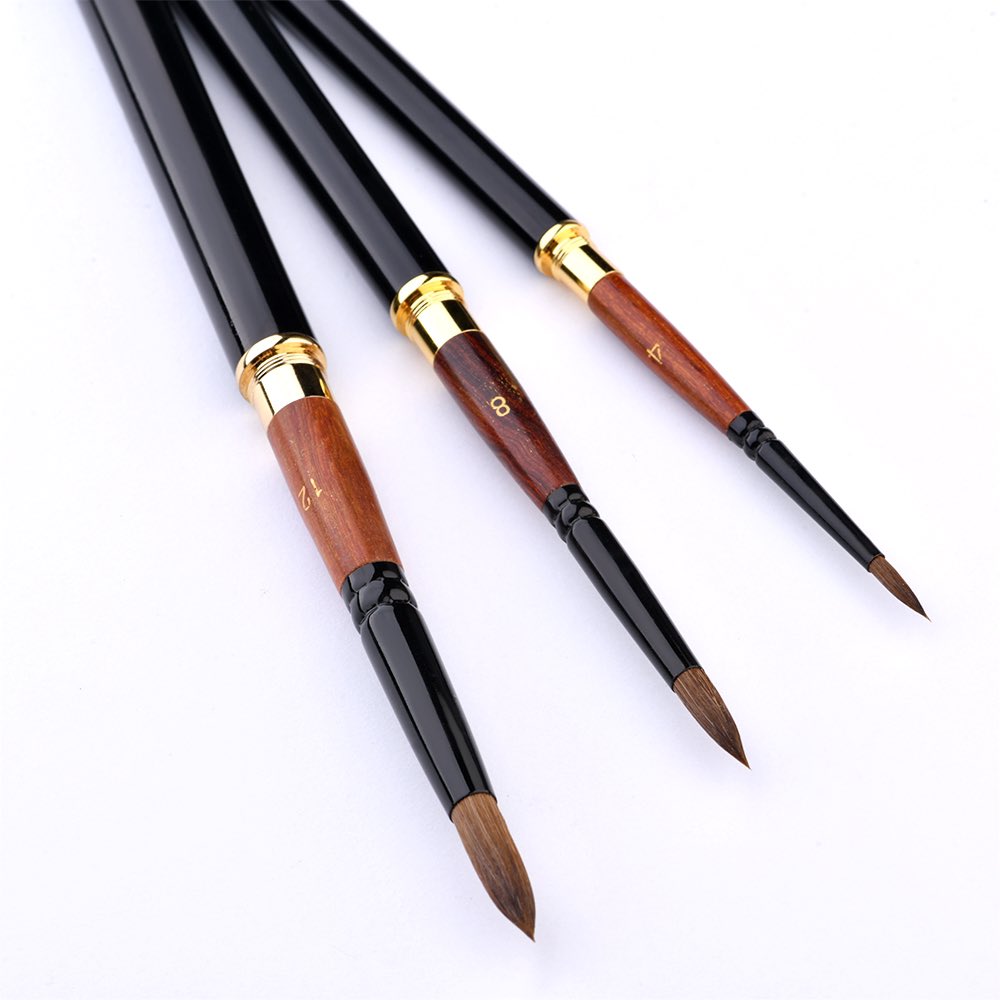 GalleryandS's tweet photo. 👩‍🎨 Cool sable hair, travel watercolor brushes 🎨. Cradled in a beautiful leather sleeve, these compact brushes 🖌will be an essential part of your travel art kit.🎨🏝#Bonvoyage, baby!
#pleinair #womanownedbusiness #artsupplies #theartistlife https://t.co/n6MpdbPDuH