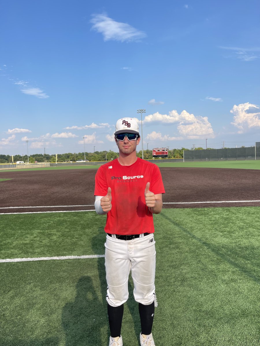 F: <a href="/prosourceteam/">Pro Source Athletics</a> Black 14, TSL Stone 6
PoG: <a href="/DrewNagel1/">Drew Nagel</a> 3-3, 2B, 2 RBI, 3R
Notable: <a href="/EHodges2022/">Ethan _Hodges</a> 1-1, HR, 4 RBI, R, BB

#FiveToolCollegeNTX