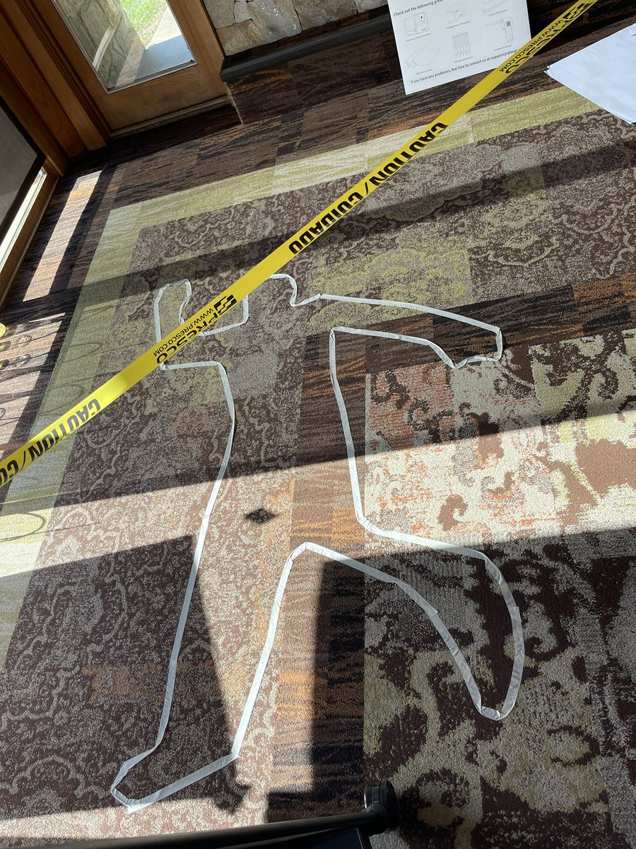 cameronblake_93's tweet photo. Oh no…We have experienced a murder here in Tulsa, OK today during the NAAE National Agriscience Teacher Ambassador Academy…Oh, never mind, it’s just all these PHENOMENAL Ambassadors KILLING the science based inquiry game.  #TeachAg #NATAA https://t.co/3Z3QBI67VQ