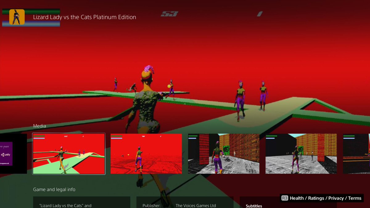 kuumuzu's tweet photo. Is this a joke? For 0.39p it may be worth a play but wow. this is a PS5 title.🫣
#PlayStationStore #PS5Share #LizardLady #Cats https://t.co/KQduPmp9NB