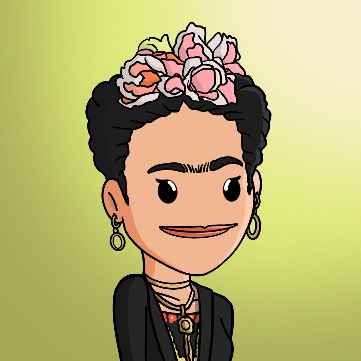 SrPeters's tweet photo. As a way of thanking the female holders of our community, I want to launch a collection dedicated to the woman on the web3 space on August 20/25. 

The funds will go to foundations that support women. I got the idea 20 minutes ago. Sneak peak of Frida Kahlo. U like the art? https://t.co/DkRfkNfrpf