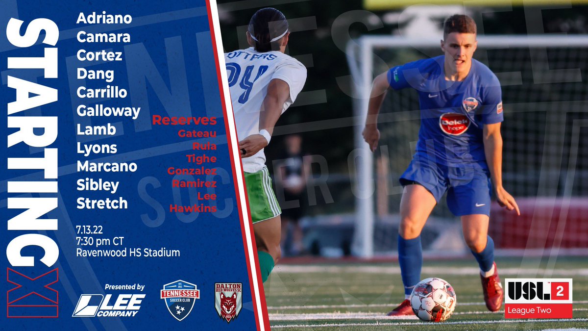 TSCUSL's tweet photo. Stating XI for the final home match of the season https://t.co/0OxGL796sM
