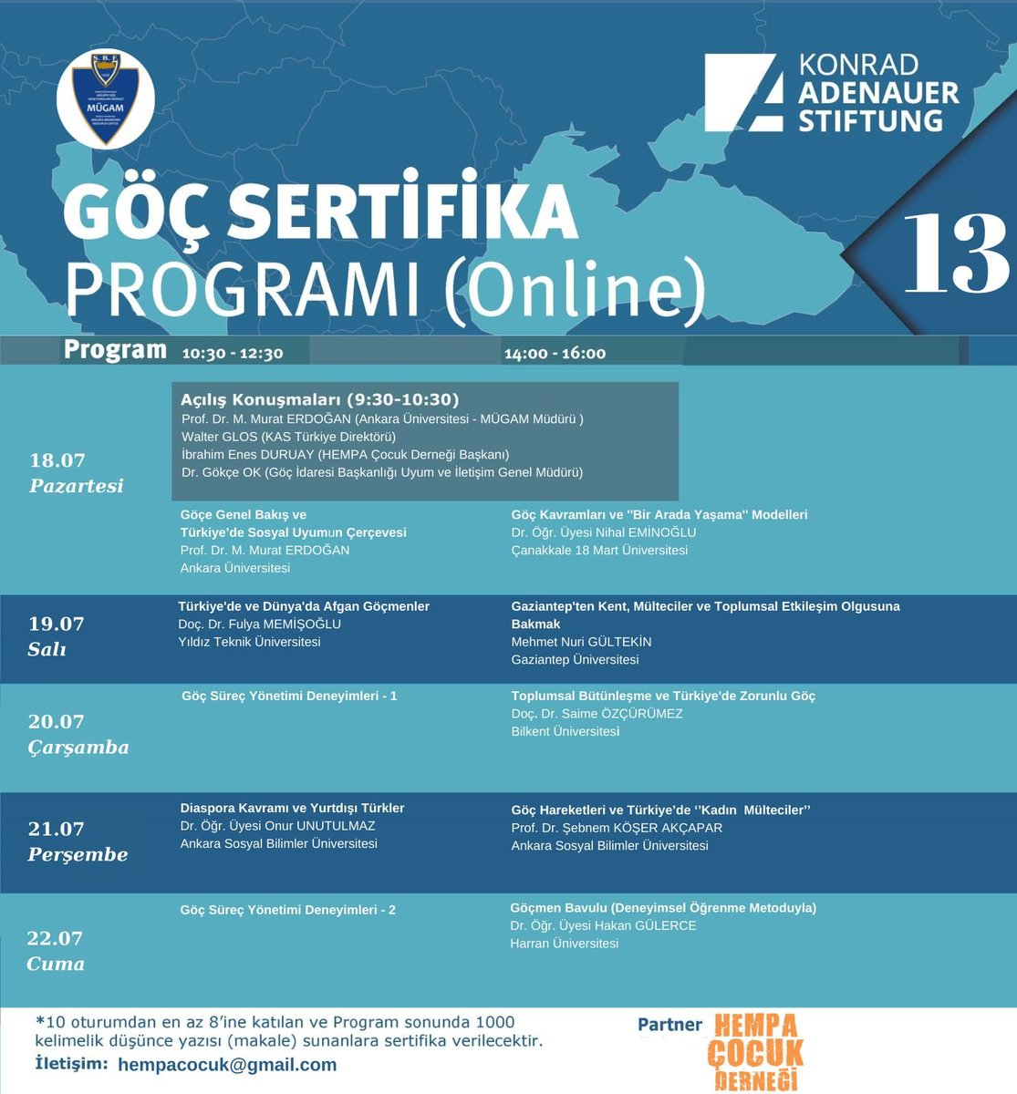 SBF MÜGAM - KAS Göç Sertifika Programı-13
<a href="/hempacocuk/">Hempa Çocuk Derneği</a>
 ev sahipliğinde 18-22 Tem.2022
<a href="/sbfmugam/">MÜGAM - Mülkiye Göç Araştırmaları Merkezi</a> 
<a href="/AUSBFM/">Siyasal Bilgiler Fakültesi - Mülkiye</a>
 <a href="/celikorhan/">Orhan Celik 🇹🇷</a>
<a href="/Gocidaresi/">Göç İdaresi Başkanlığı</a>
<a href="/gokceok/">Doç. Dr. Gökçe Ok</a>
<a href="/igam_academy/">İGAM Academy</a>
<a href="/anastasia_pazer/">Anastasia Pazer-Ilgaz</a>
<a href="/unutulmazonur/">Onur Unutulmaz</a>
<a href="/KoserSebnem/">Sebnem Koser</a>
<a href="/HakanGulerce/">Hakan Gülerce</a>
<a href="/fulyamemisoglu/">Fulya Memisoglu Zaimoglu</a>
<a href="/MNuriGultekin/">Mehmet Nuri Gültekin</a>
<a href="/nhleminoglu/">Dr. Nihal Eminoğlu</a> 
<a href="/aydoganasar/">Aydoğan Asar</a> 
başvuru👇