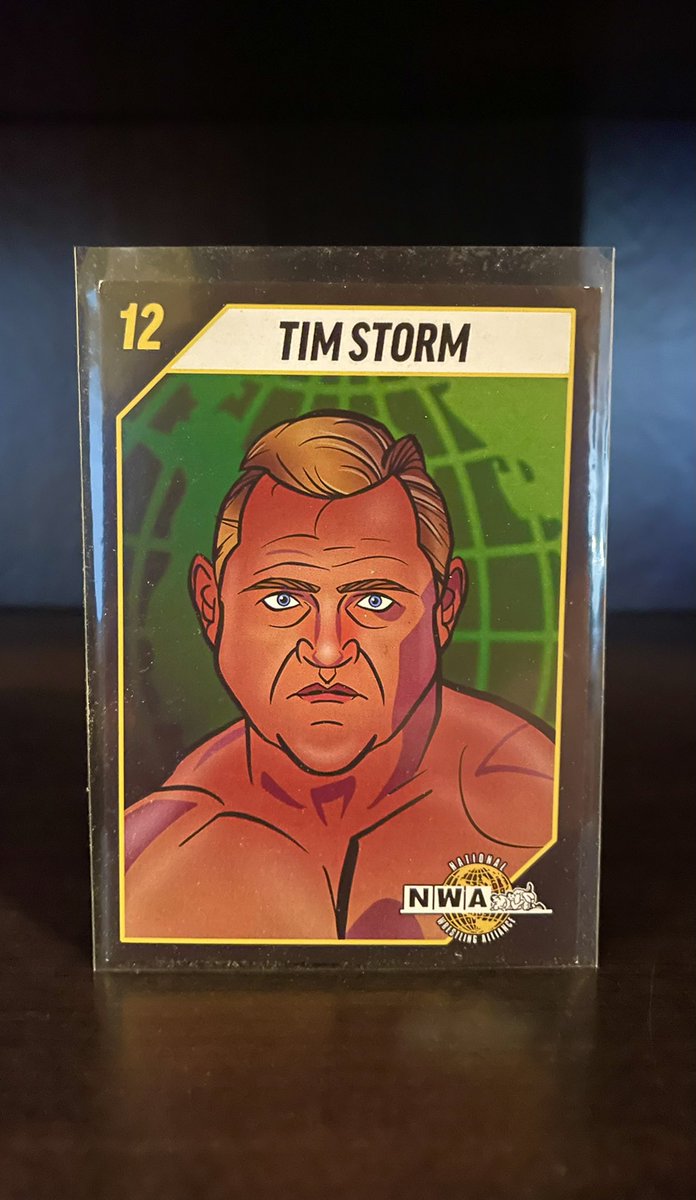 AewCard's tweet photo. Thanks for the shout out in the new episode of @WCwrestlingpod 🙏

Here is the card that got me thinking about wrestlers with only one appearance on-card…

Former #NWA World Champion, #TimStorm from the 2020 NWA Power set!

#WrestlingCardWednesday #WrestlingCards #TradingCards https://t.co/VBq8v1HKPE