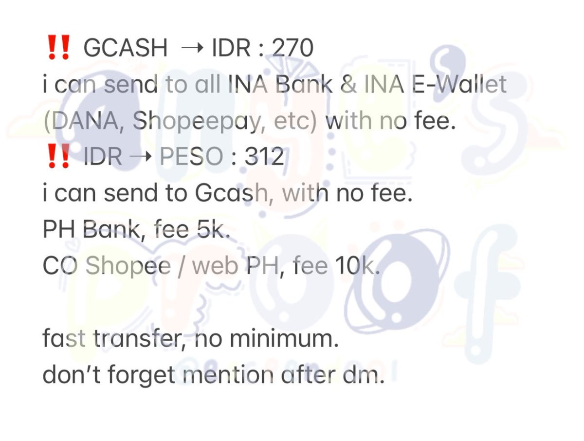 anye - cv convert transfer tf gcash peso pesos tweet media