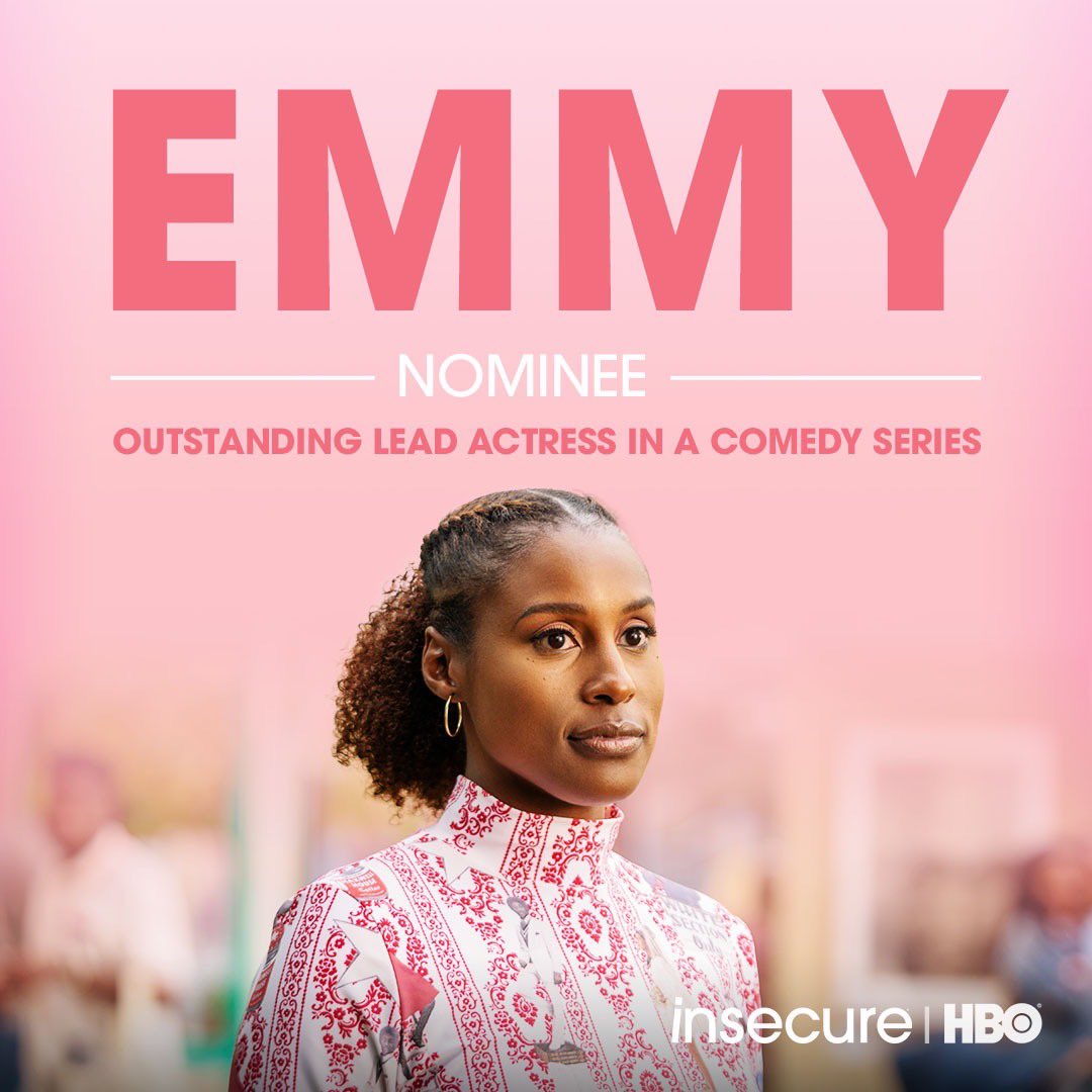 Thank you #EmmyAwards for the love! Shoutout to the incredible @IssaRae for her Emmy nomination for Best Actress in a Comedy Series! #HellaGrateful