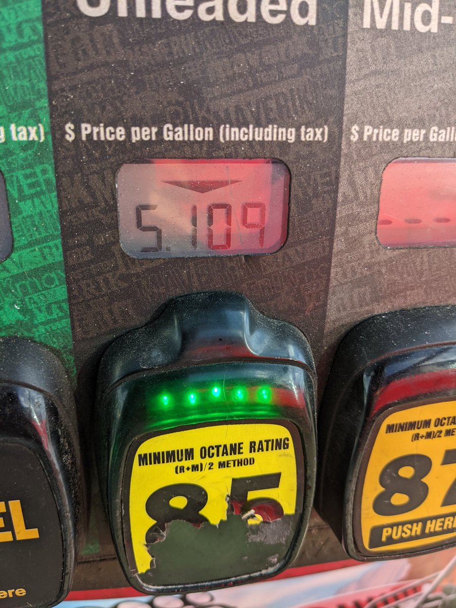 tonypassey's tweet photo. @adamcarolla so proud to live in a state that is free where the gas is only $5 and I can walk away from my vehicle to grab a drink while filling up!! https://t.co/pJAtTUyS5g