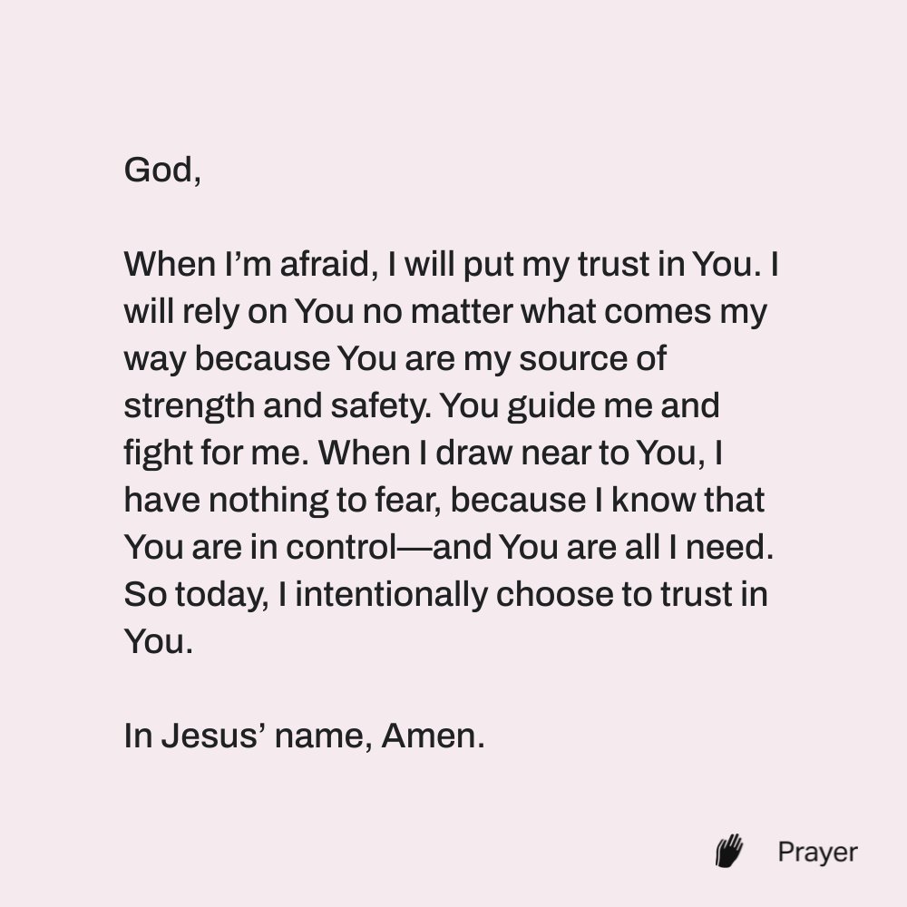 YouVersion's tweet image. A Prayer for Intentional Trust