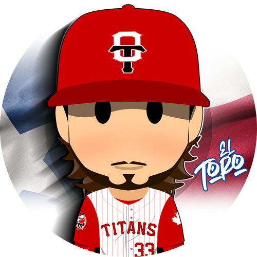 SuperMonicaco's tweet photo. 🇲🇽🇺🇲🇨🇦 Our brother, "El Toro" 🐂, Matt Terrones | Nuestro hermano, Matt Terrones (+IMAGES)

#supermonicaco #disenografico #graphicdesign #ilustracion #illustration #monicaco #artwork #beisbol #baseball #ottawa #canada #heretostay #newfrontier #titans #mattterrones https://t.co/X5Ri0NQ5OQ